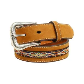 1/4'' Ribbon Overlay Concho Belt