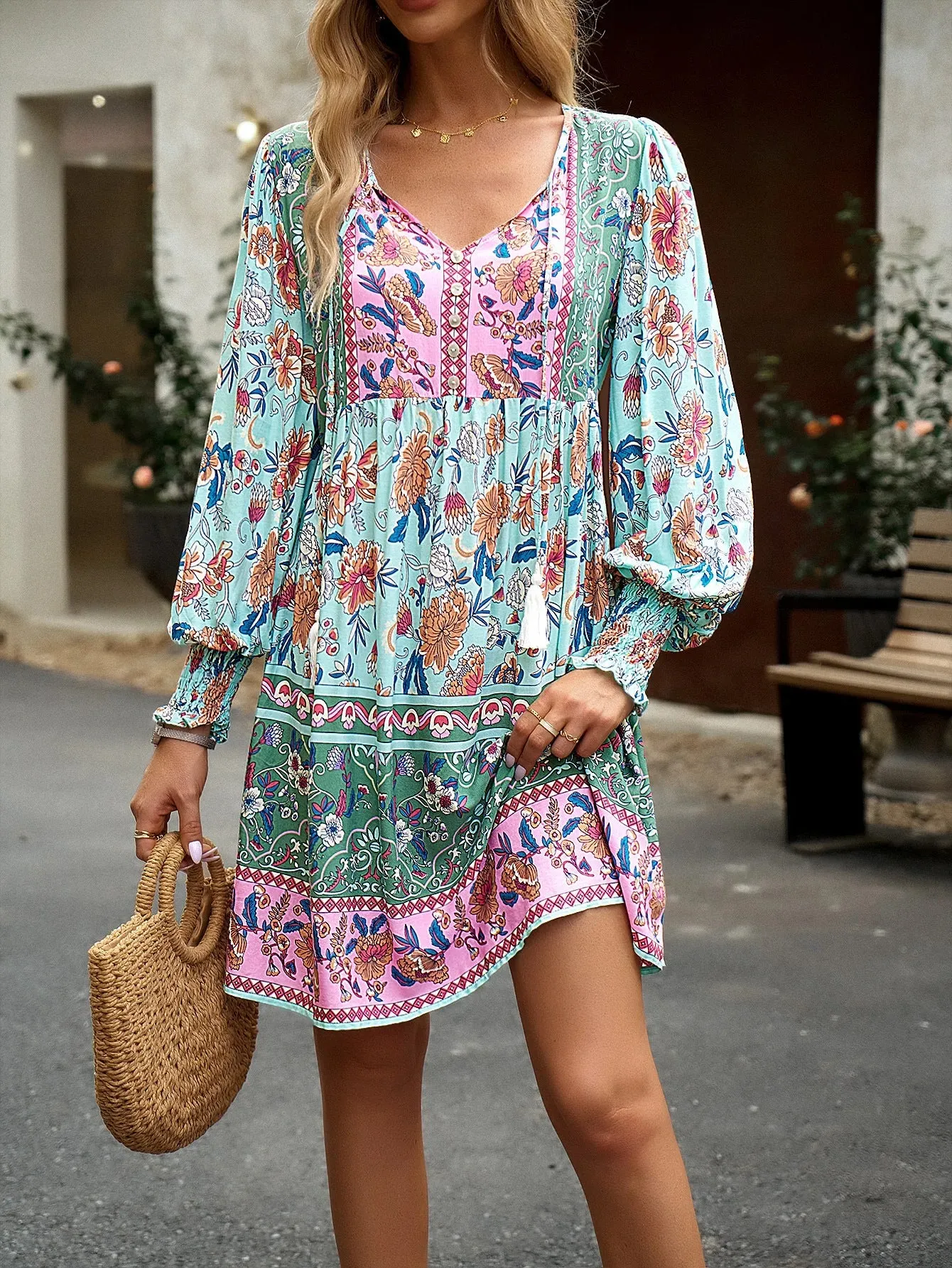 2024 Casual Bohemian Dress: New Fashion Boho Dress for Women