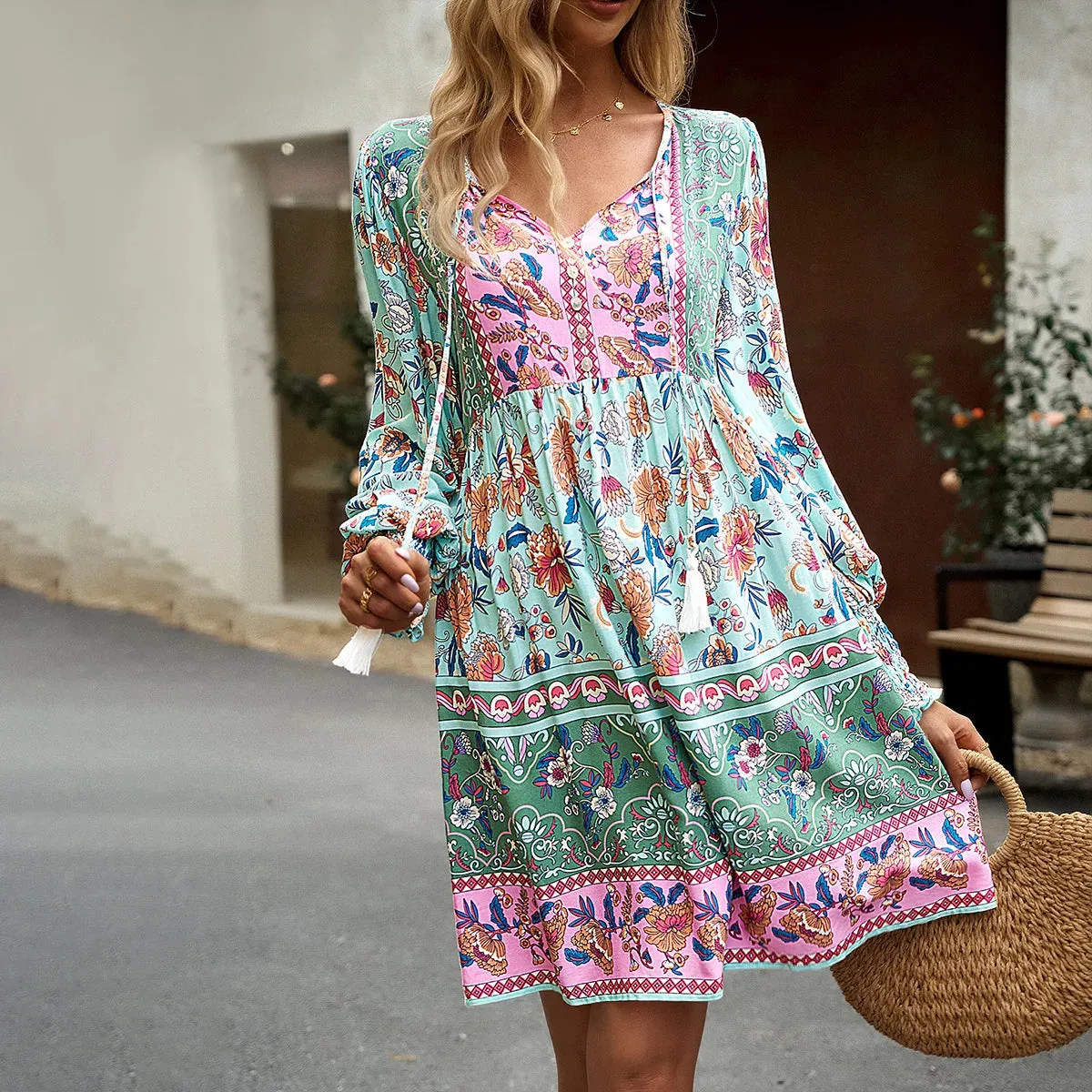 2024 Casual Bohemian Dress: New Fashion Boho Dress for Women