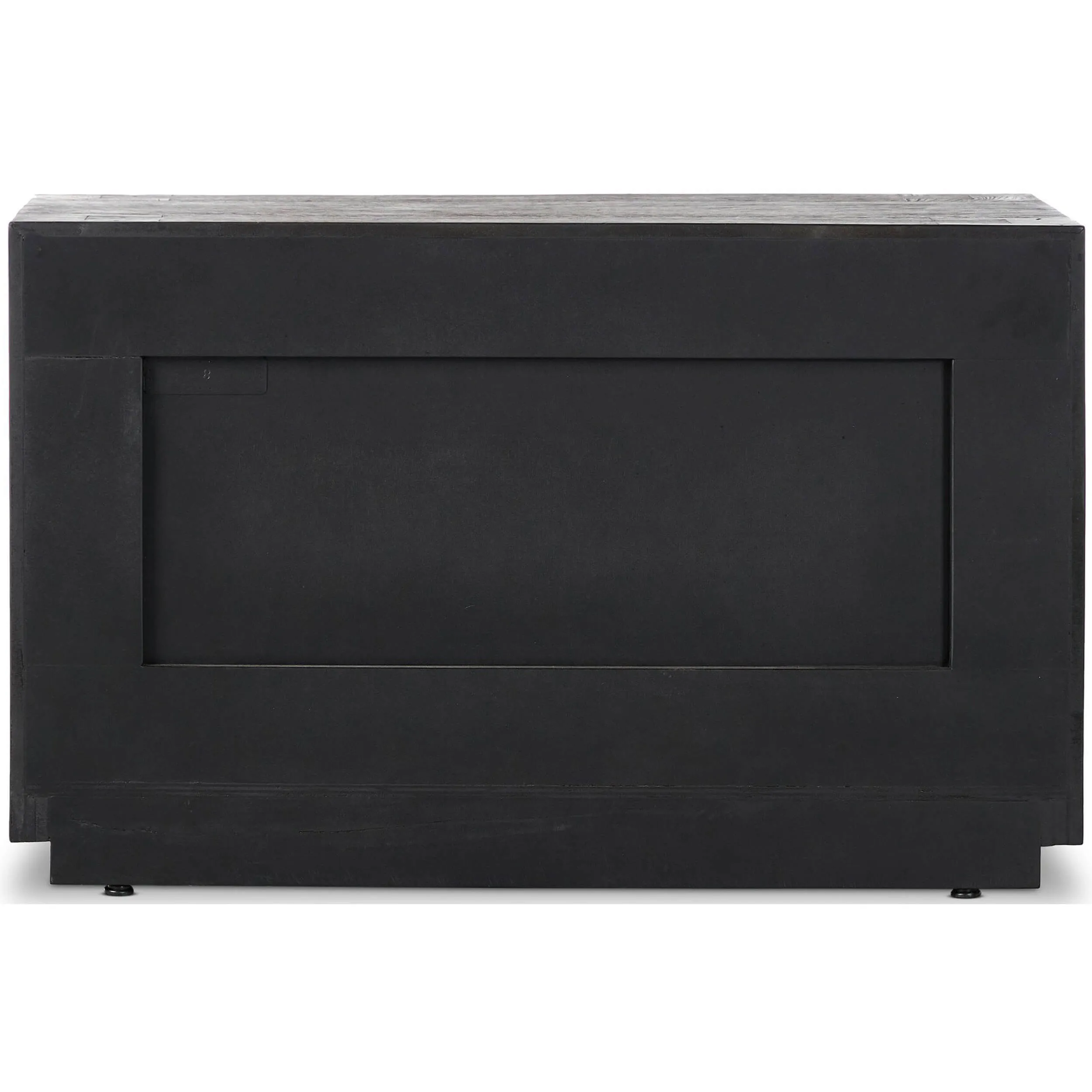 Abaso Nightstand, Ebony Rustic