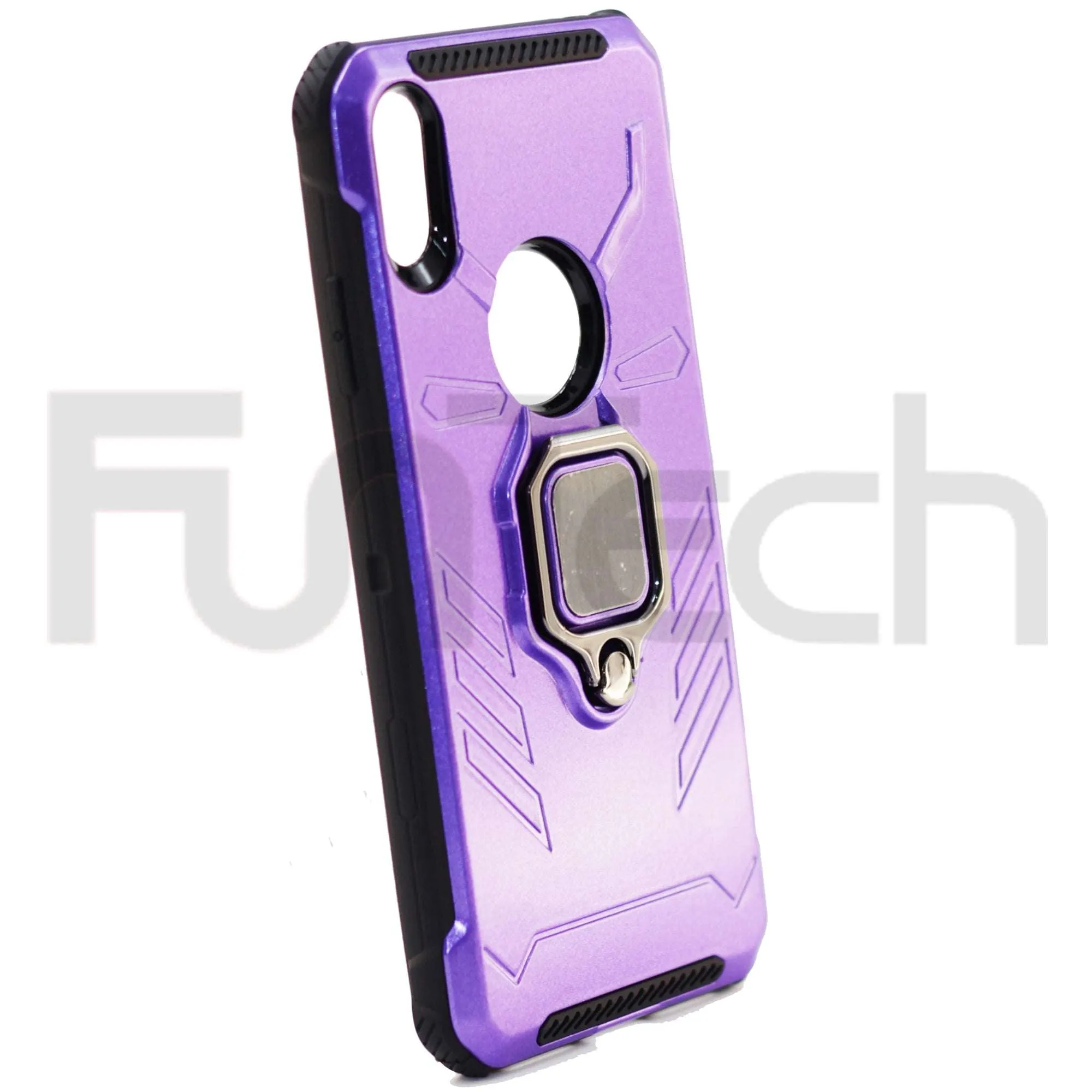 Apple iPhone XS Max, Ring Armor Case, Color Purple