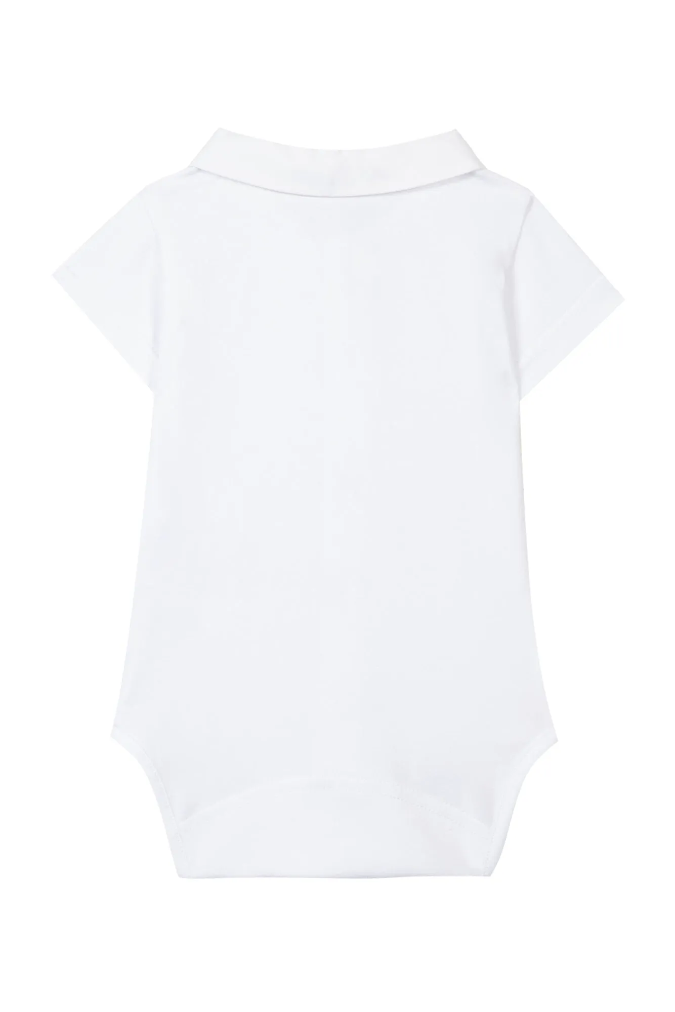 Bodysuit - White Embroidery Bear