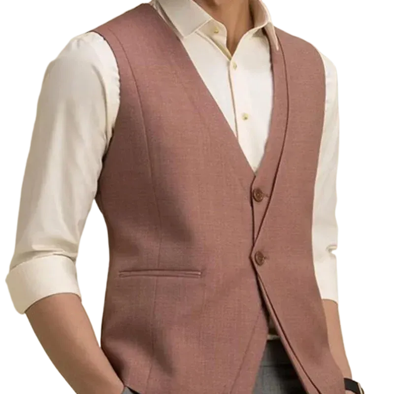 BONSIR  -  Spring and Autumn New Product European and American Fashion Casual Men's High Quality Suit Vest Dress