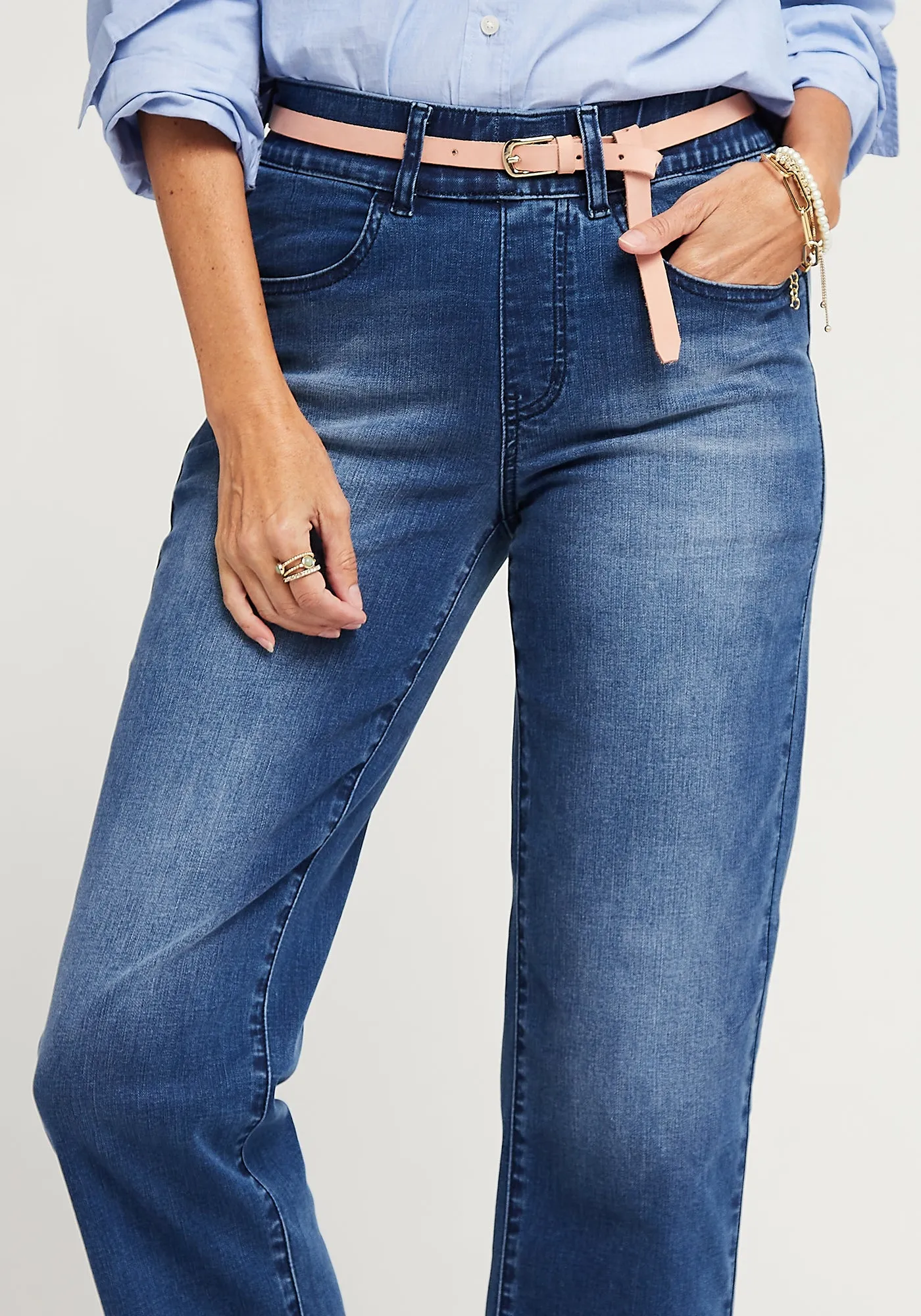 Boyfriend Crop Jean | Straight (Canyon Wash)