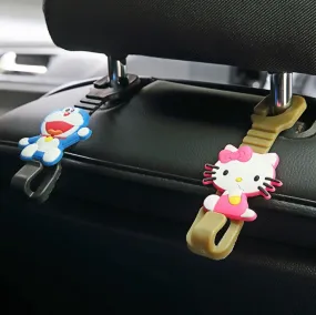 Cartoon Design Car Seat- Back Small Hook