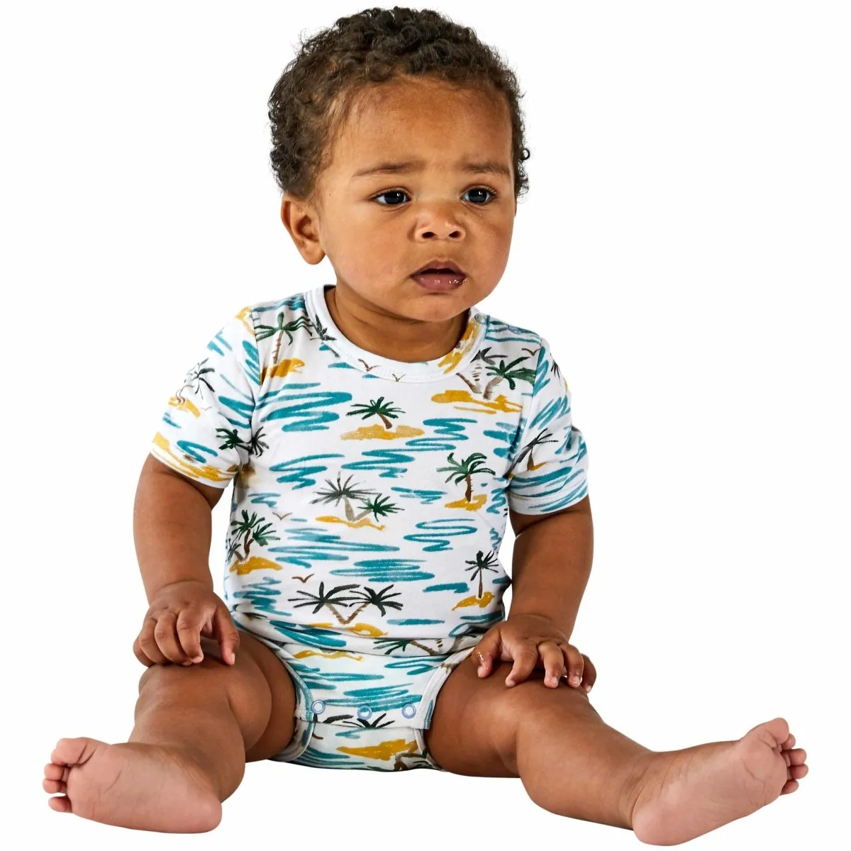 Castaway Organic Short Sleeve Romper