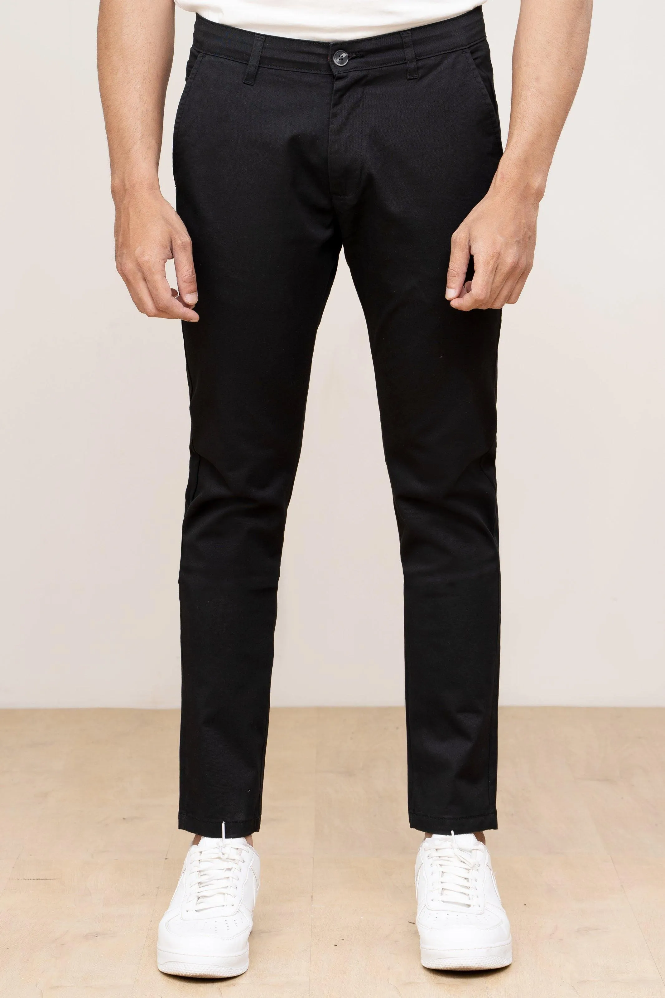 CASUAL PANT CROSS POCKET BLACK