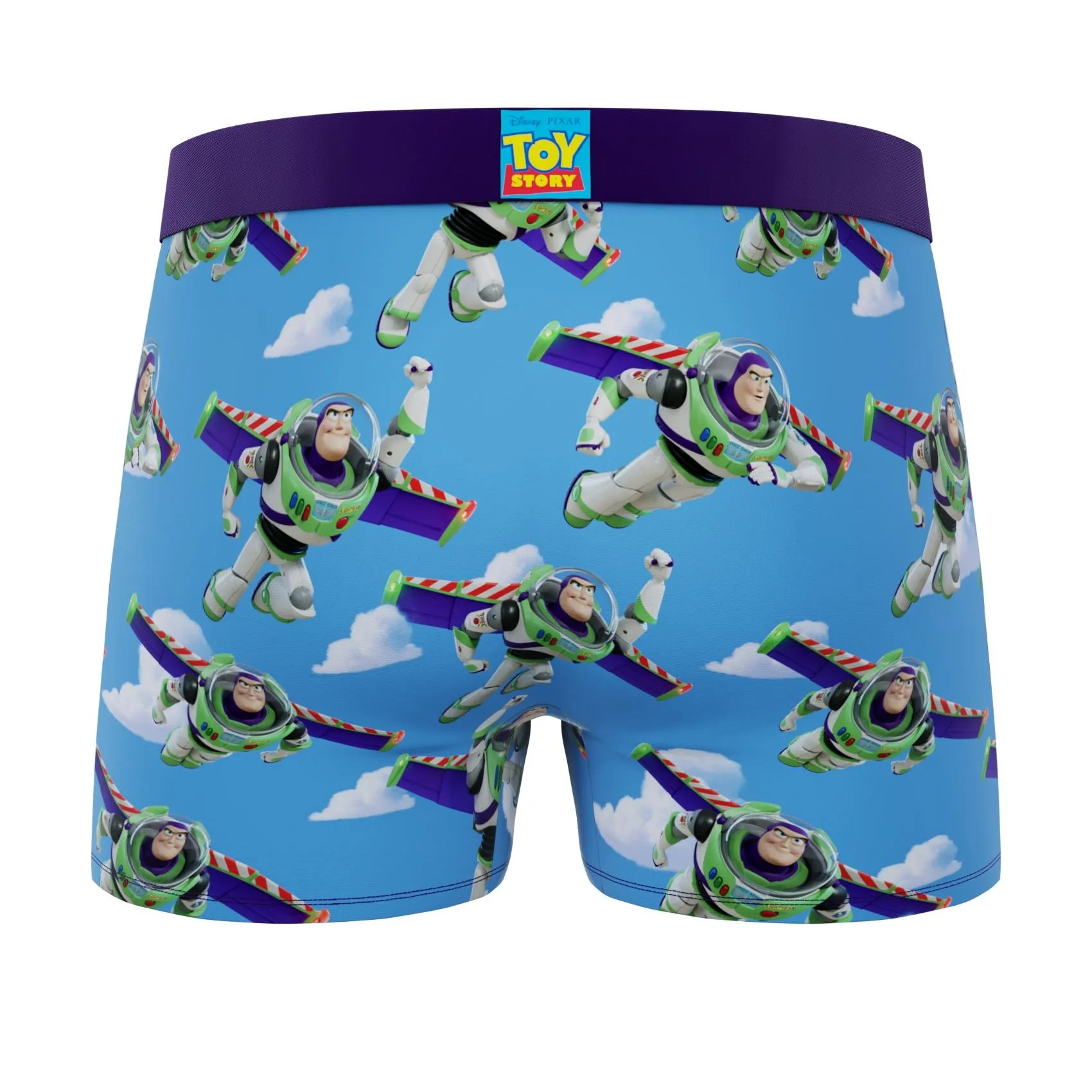 CRAZYBOXER Disney Toy Story Woody   Lighting buzz Men's Boxer Briefs (2 pack)