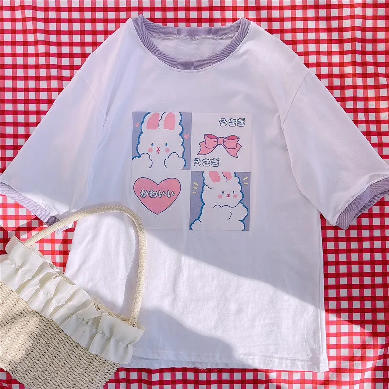 Cute cartoon print short sleeve PL51170