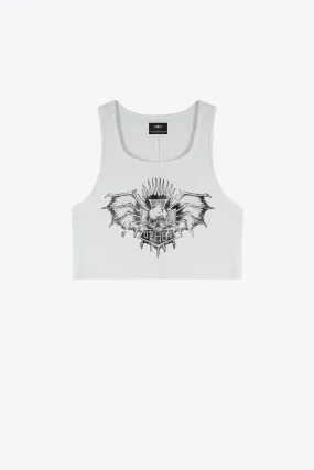 Death Skull Cropped Beater