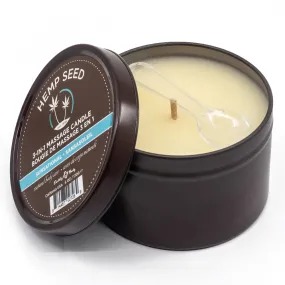 Earthly Body Hemp Seed 3-In-1 Massage Candle - Sunsational Scent