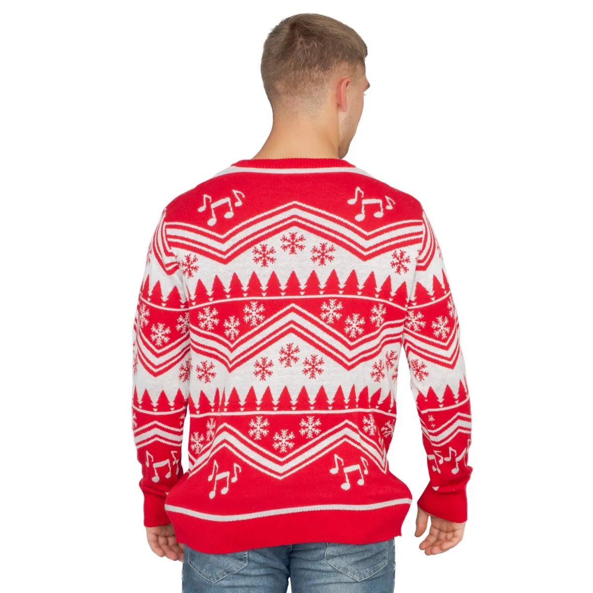 Flappy Drummer Boy Animated Ugly Christmas Sweater