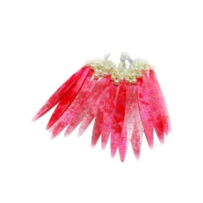 Handmade Beaded Thread with Long Motif Craft, Jewelry Fringe Tassel - 11878