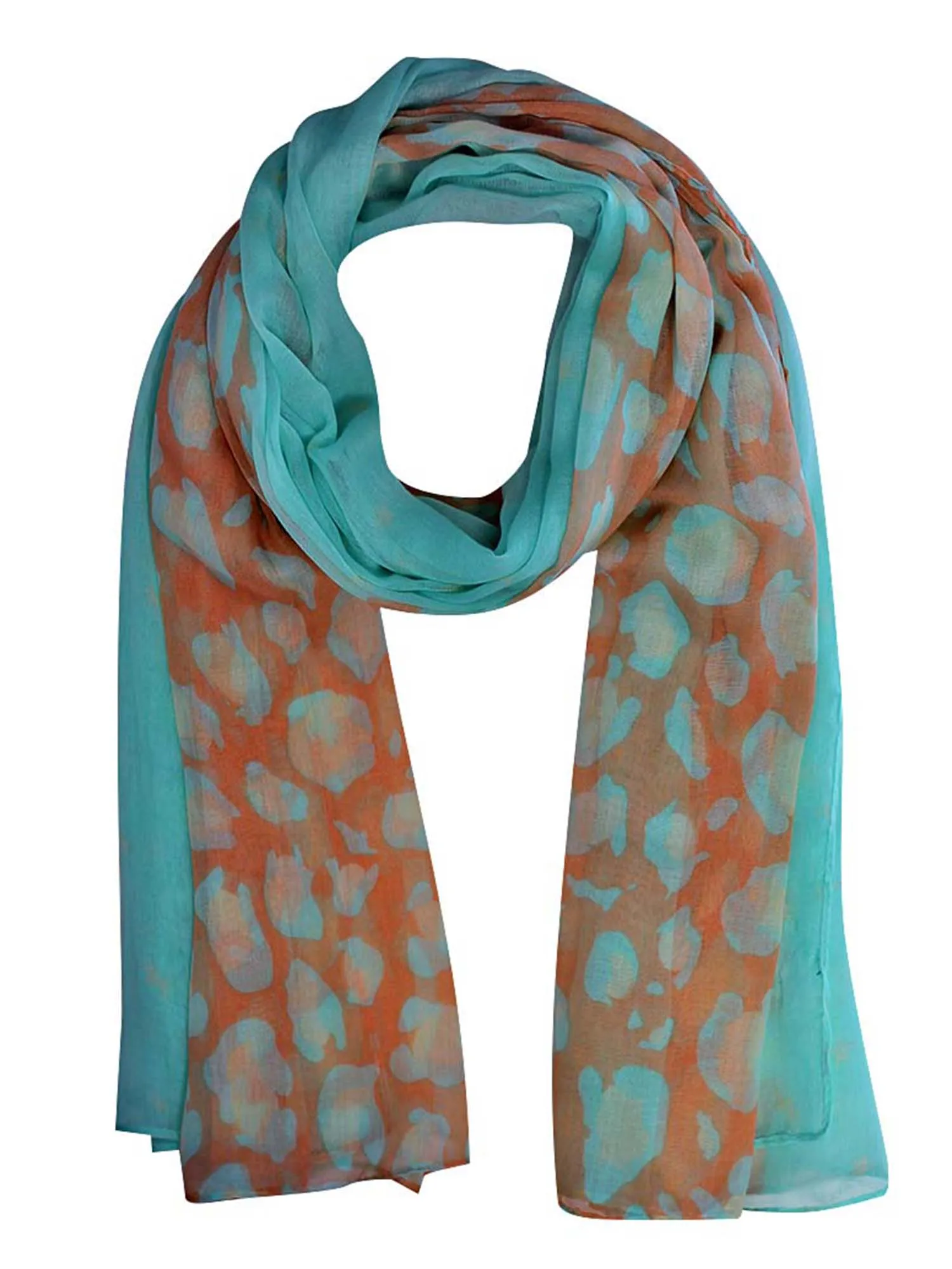 Light Leopard Print Scarf Shawl