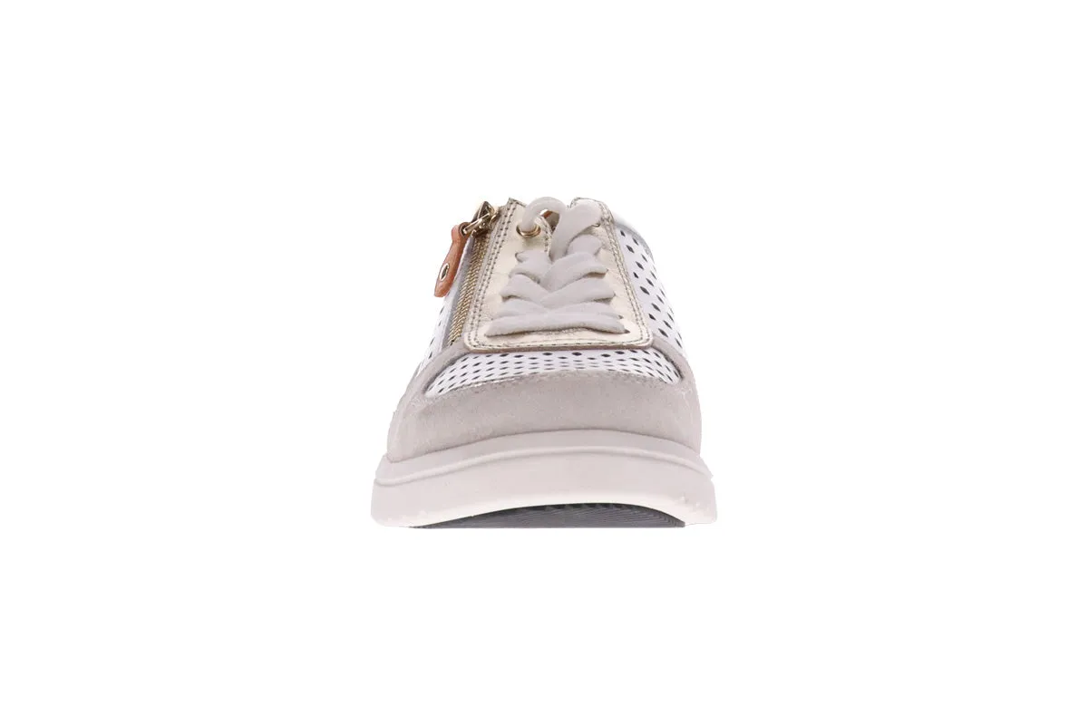 Mia Vita Baxley White/Apricot Womens