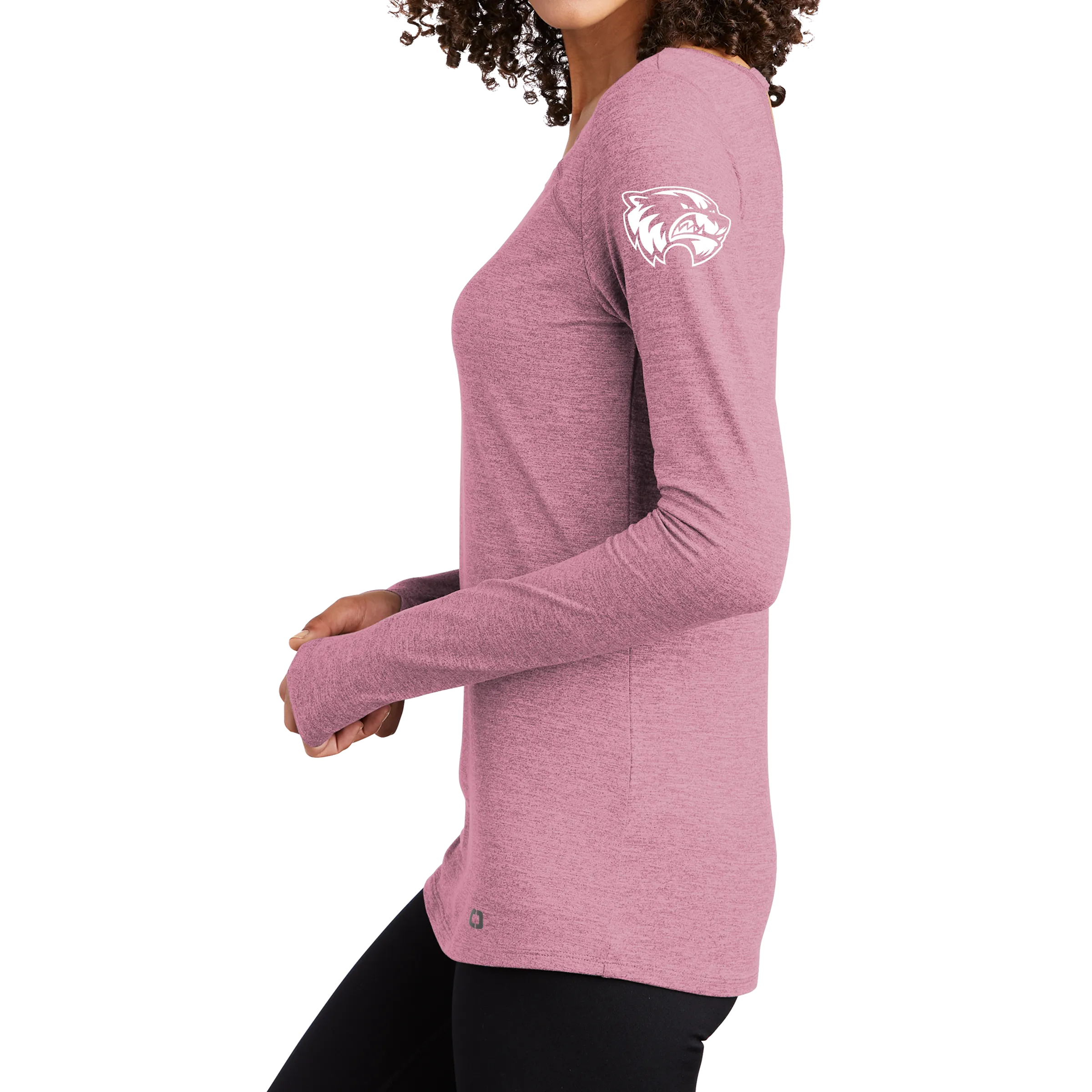 OGIO ENDURANCE Ladies Force Long Sleeve Tee - Mascot Head