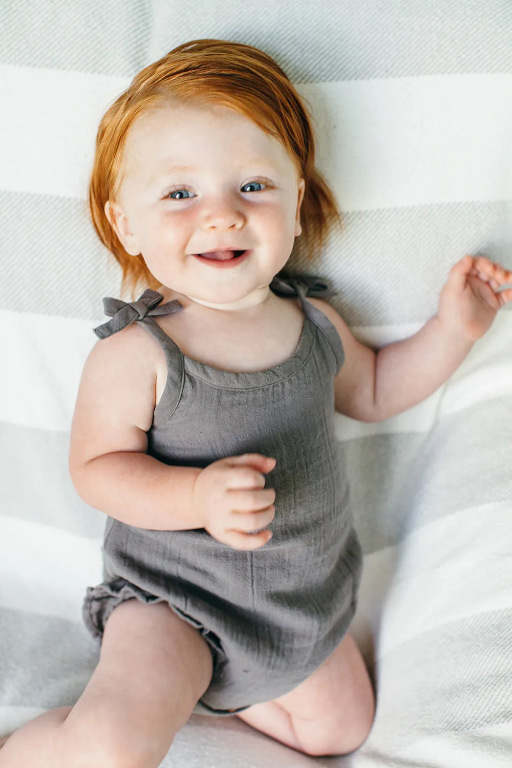 Organic Muslin Tie Bodysuit