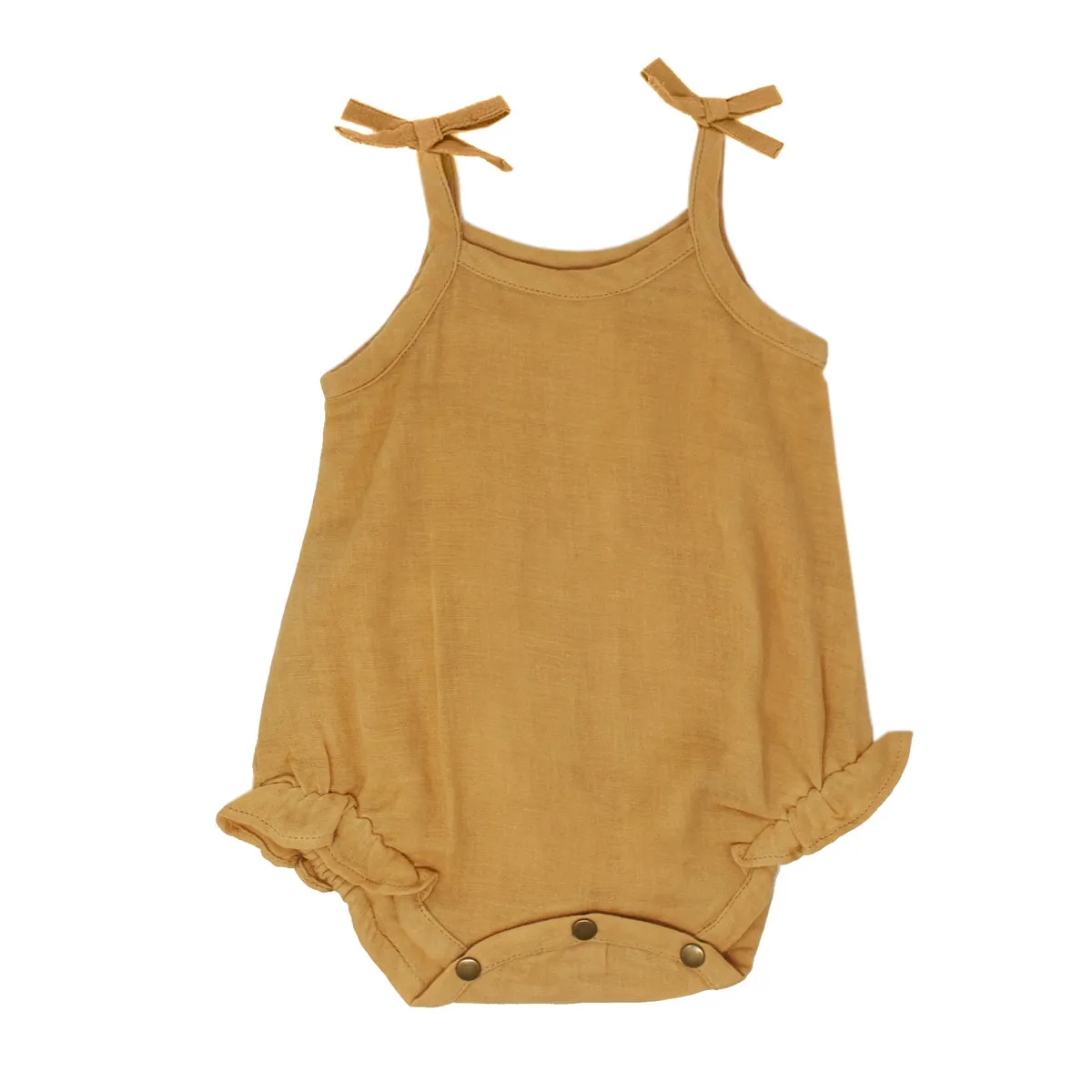 Organic Muslin Tie Bodysuit