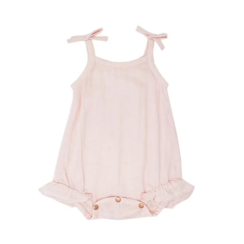 Organic Muslin Tie Bodysuit