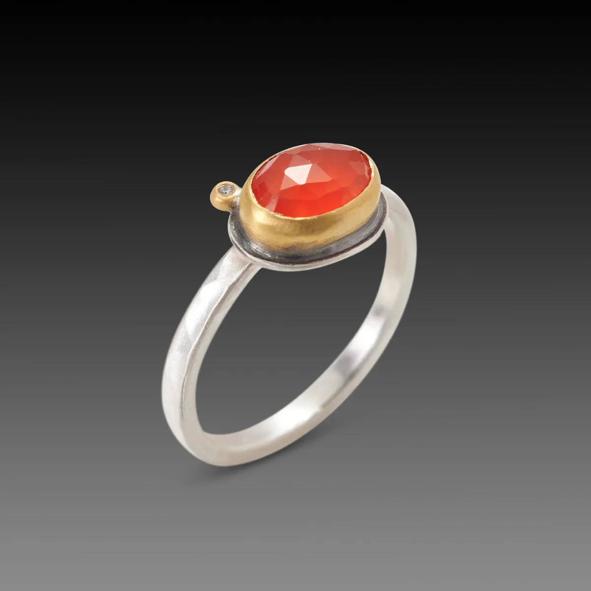 Oval Carnelian Ring