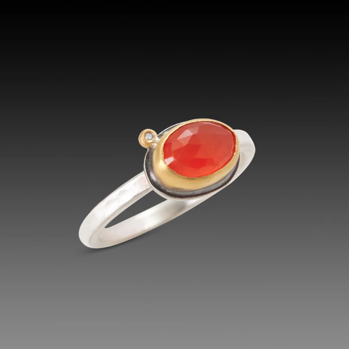 Oval Carnelian Ring