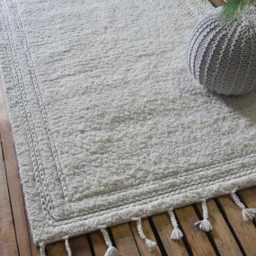 Snowden White Wool Rug