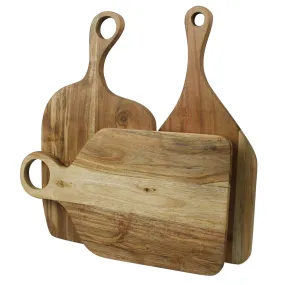 Toledo Cutting Boards, Acacia Wood - Set of 3